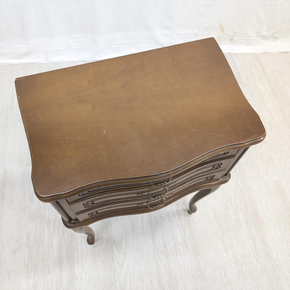 猫脚　リビングチェスト　コンソール　飾台　ナイトテーブル　サイドチェスト　タンス