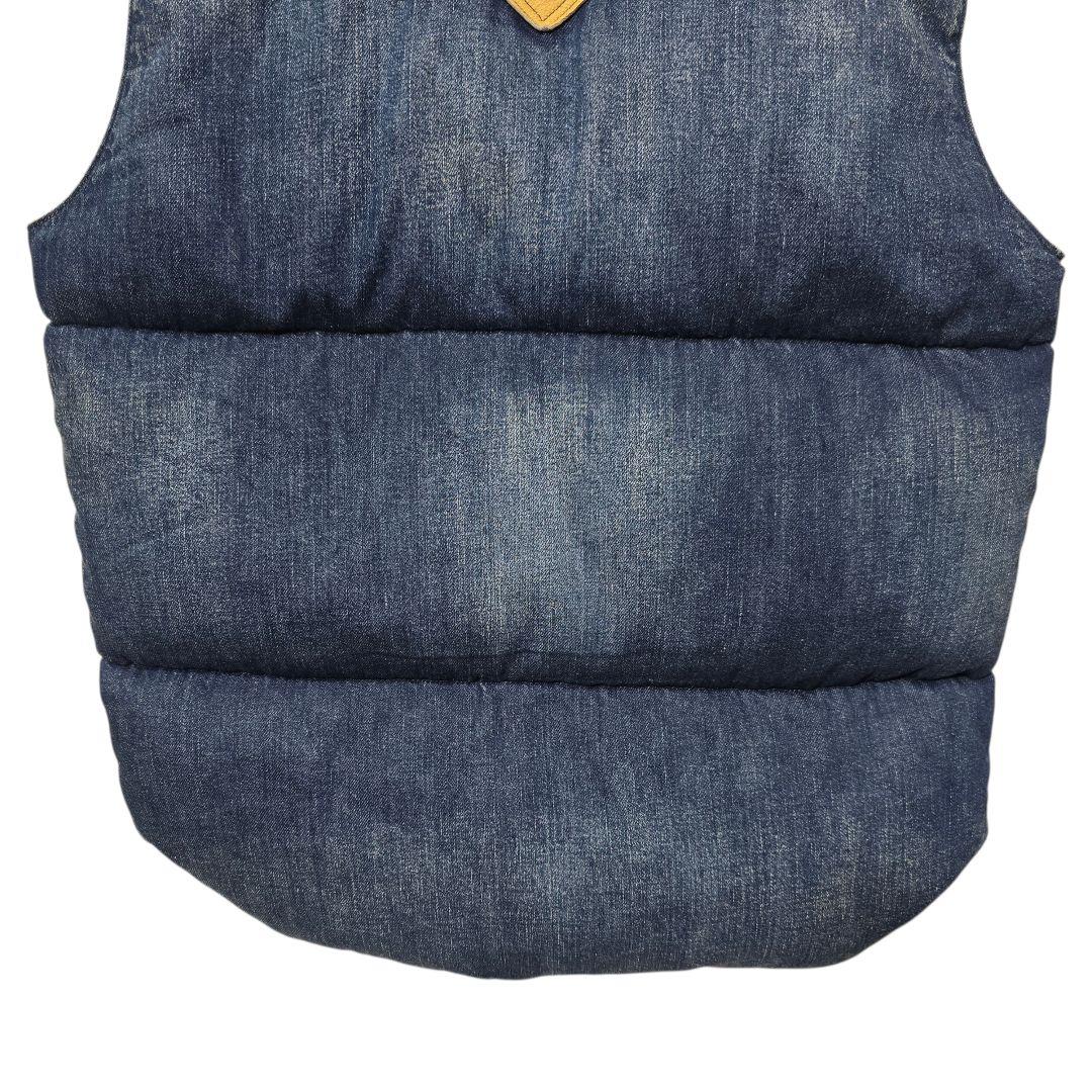 ロッキーマウンテンフェザーベッド ダウンベスト デニム 40