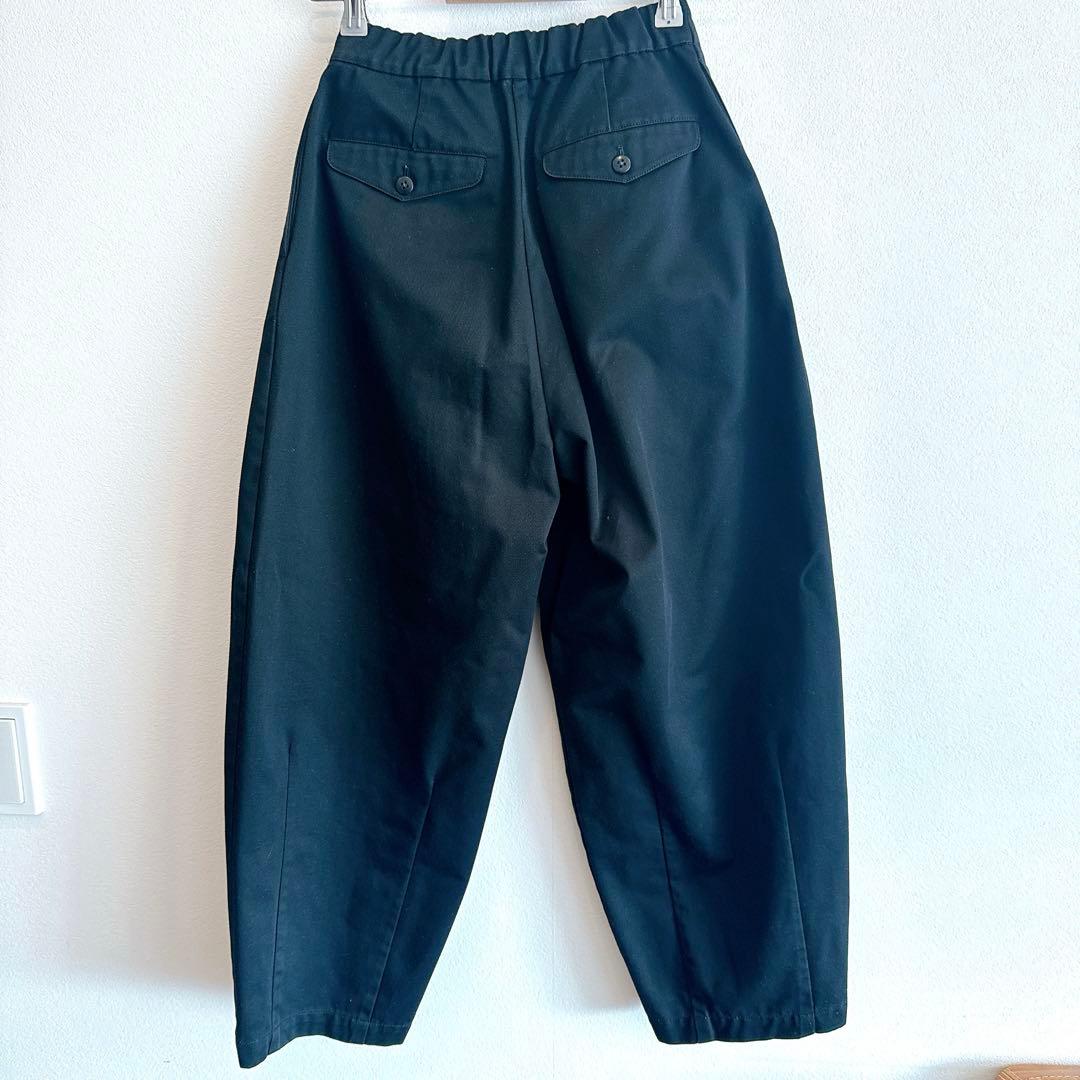 Nala ナラ　cocoon chino コクーンチノ　ブラック　S チノパン