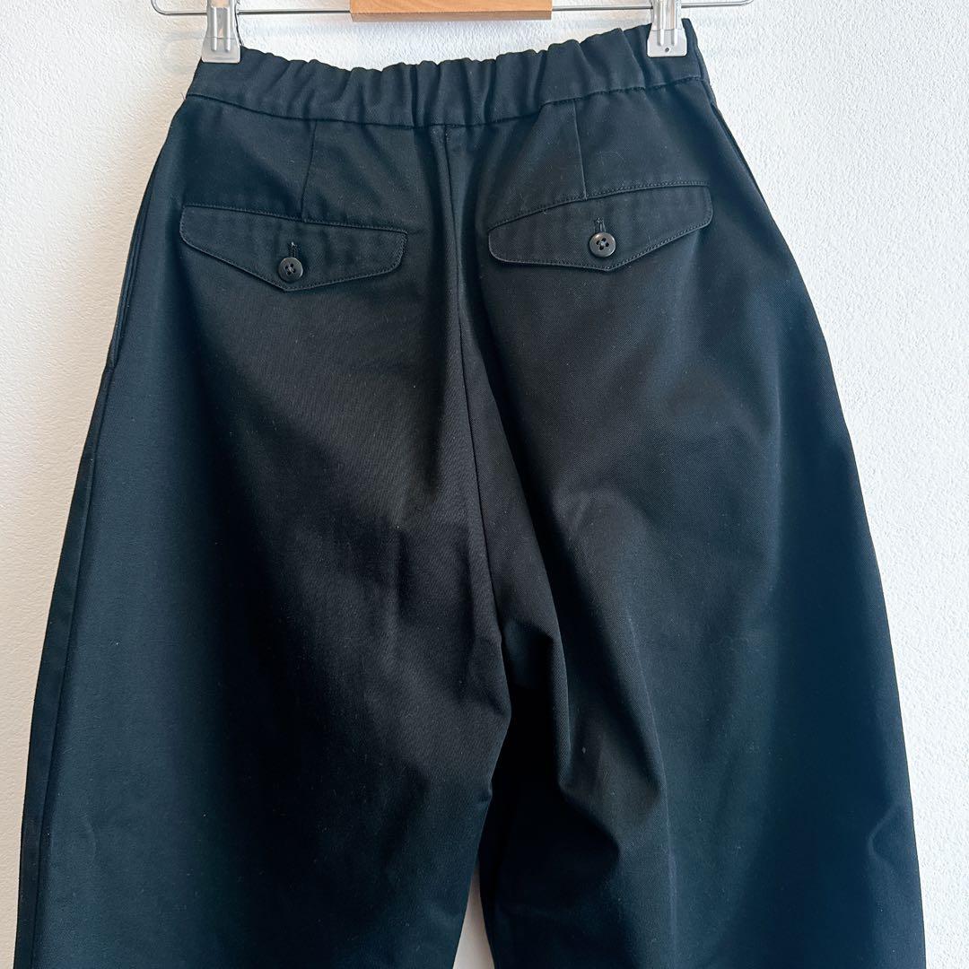 Nala ナラ　cocoon chino コクーンチノ　ブラック　S チノパン