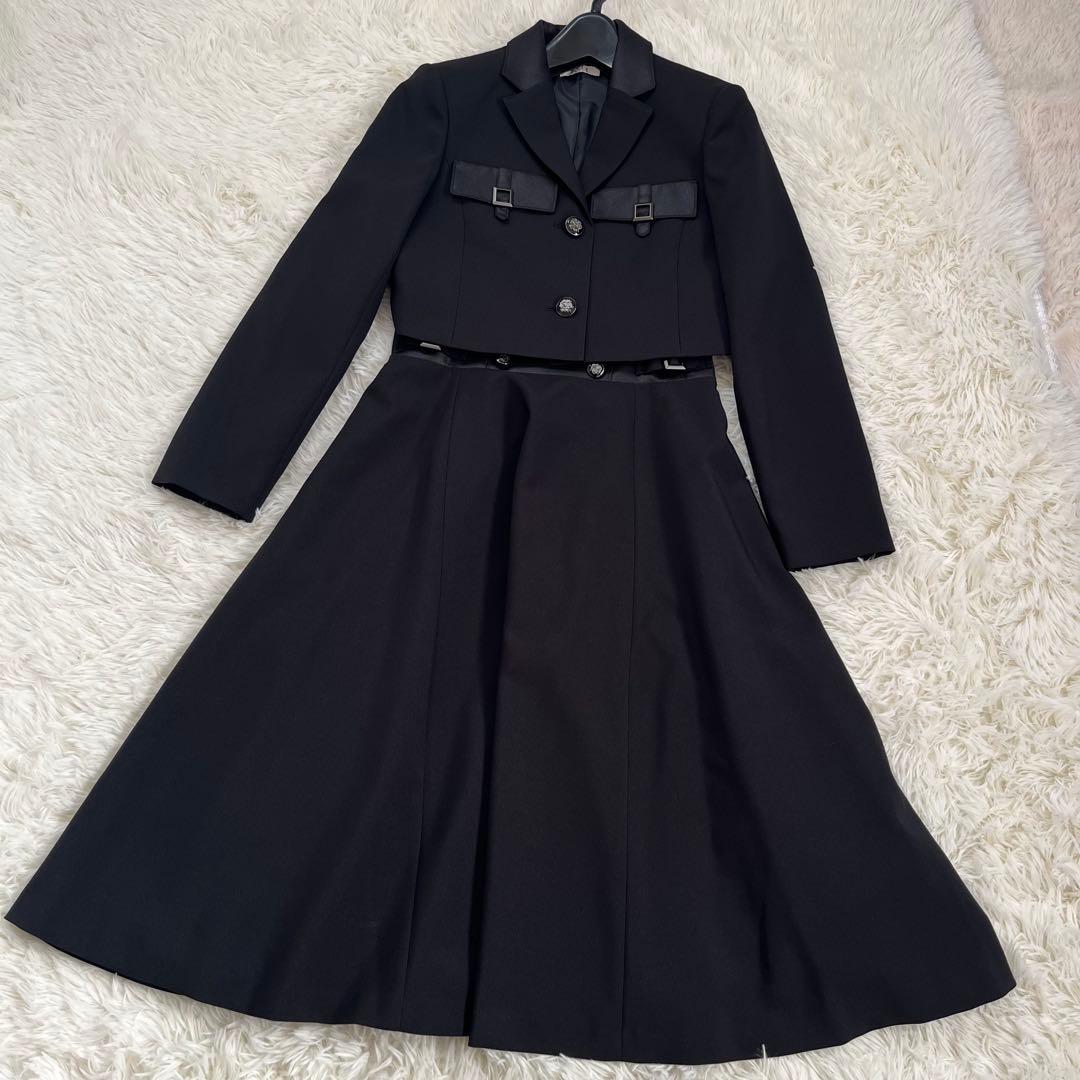 エルアンノワール　卒業式　女の子　165 黒　ジャケット+スカート２点セット