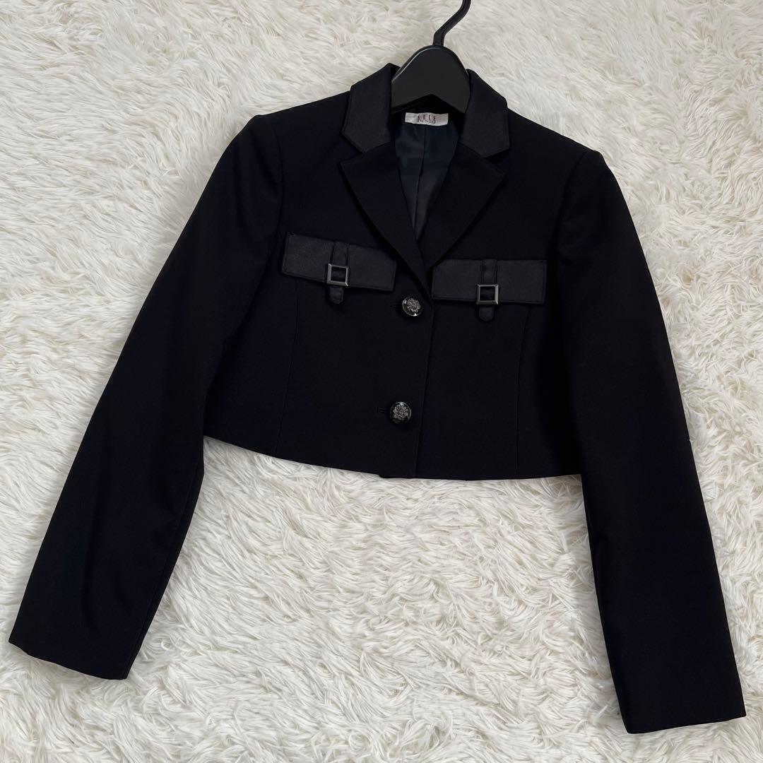 エルアンノワール　卒業式　女の子　165 黒　ジャケット+スカート２点セット