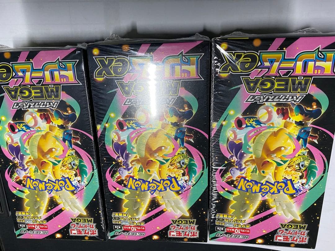 ポケモンカードゲーム MEGAドリームex 3box 未開封シュリンク付