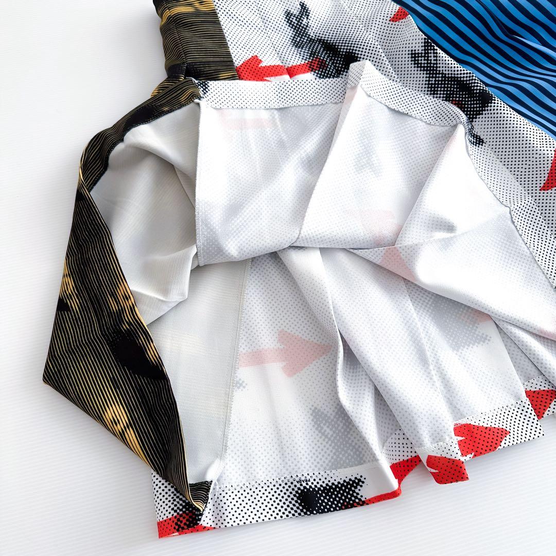 PRADA / ラビット柄 プリーツスカート うさぎ 矢印 総柄 ホワイト