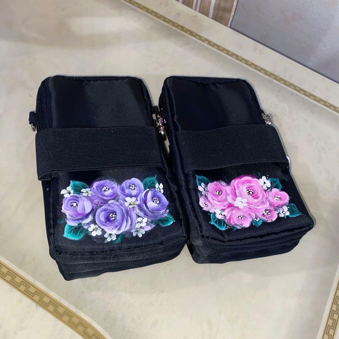 確認画面　薔薇　手描き　トールペイント