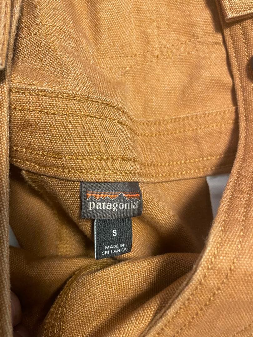 【レディース】Patagonia オーバーオール　ダブルニー　サイズS ヘンプ混