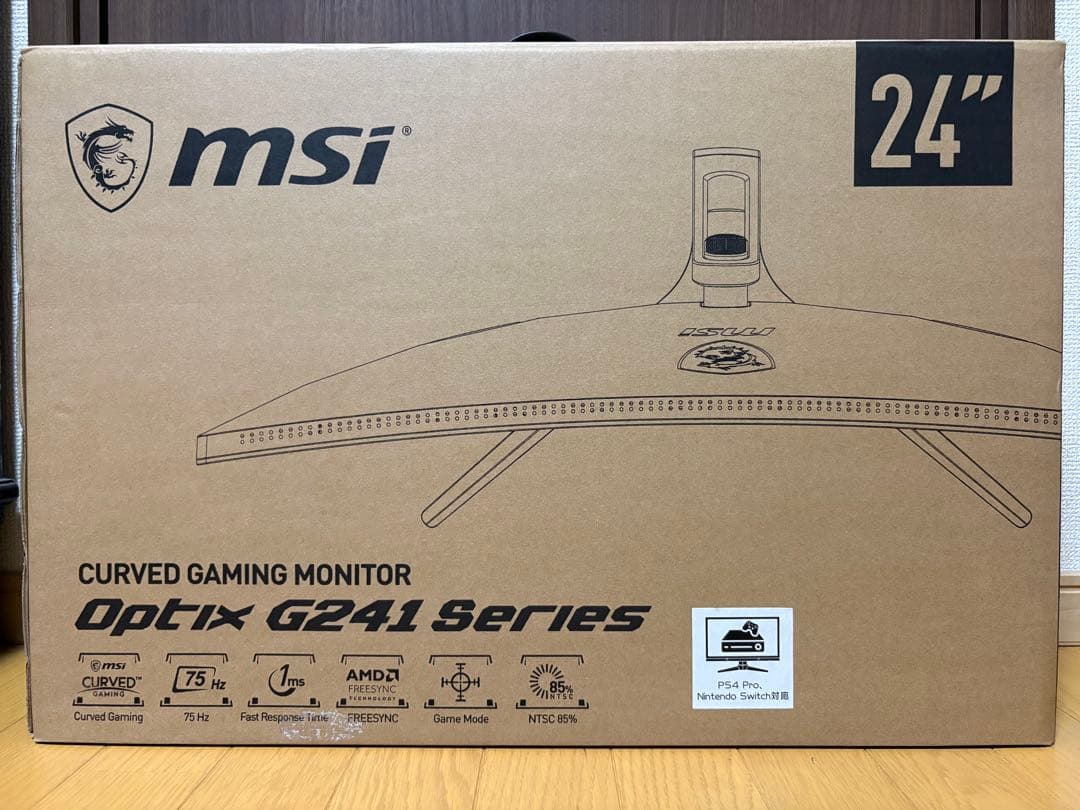 msi Optix G241VC 曲面ゲーミングモニター