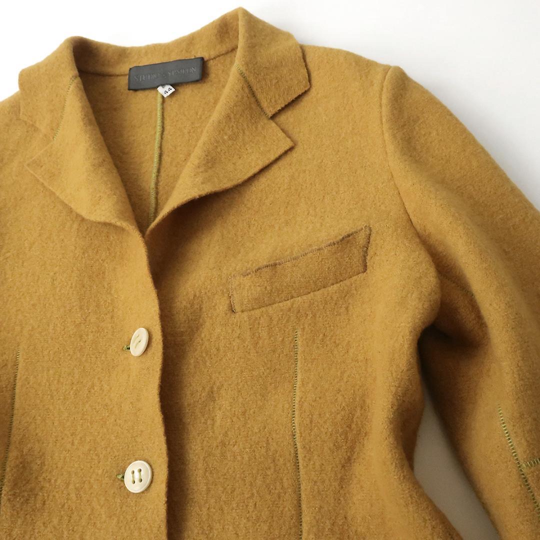 イタリア製 STUDIO YPSILON ウールメルトンジャケット