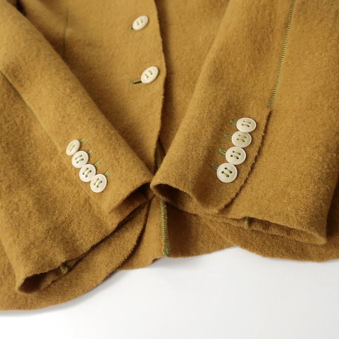 イタリア製 STUDIO YPSILON ウールメルトンジャケット