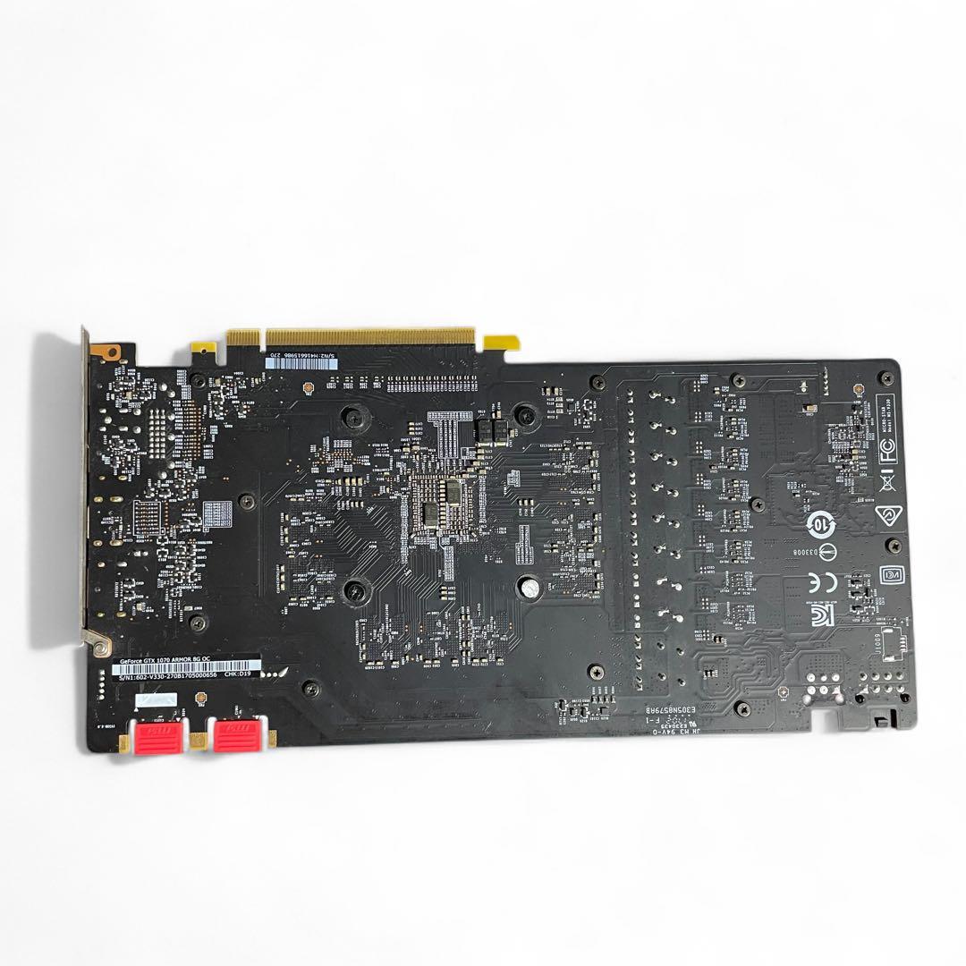 動作確認済 MSI GTX1070 グラフィックボード デュアルファン GPU