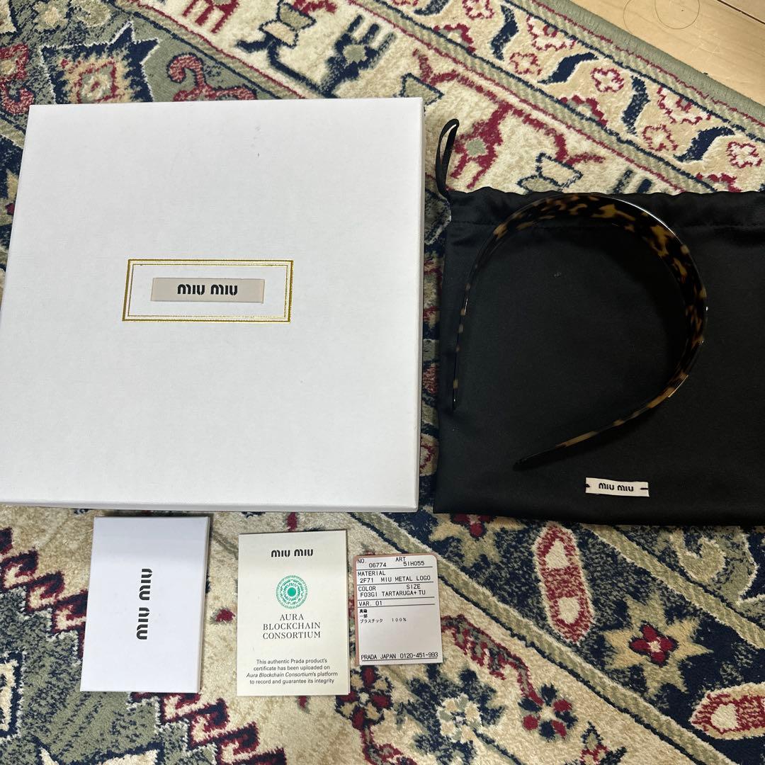 ※最終値下げmiumiu カチューシャ