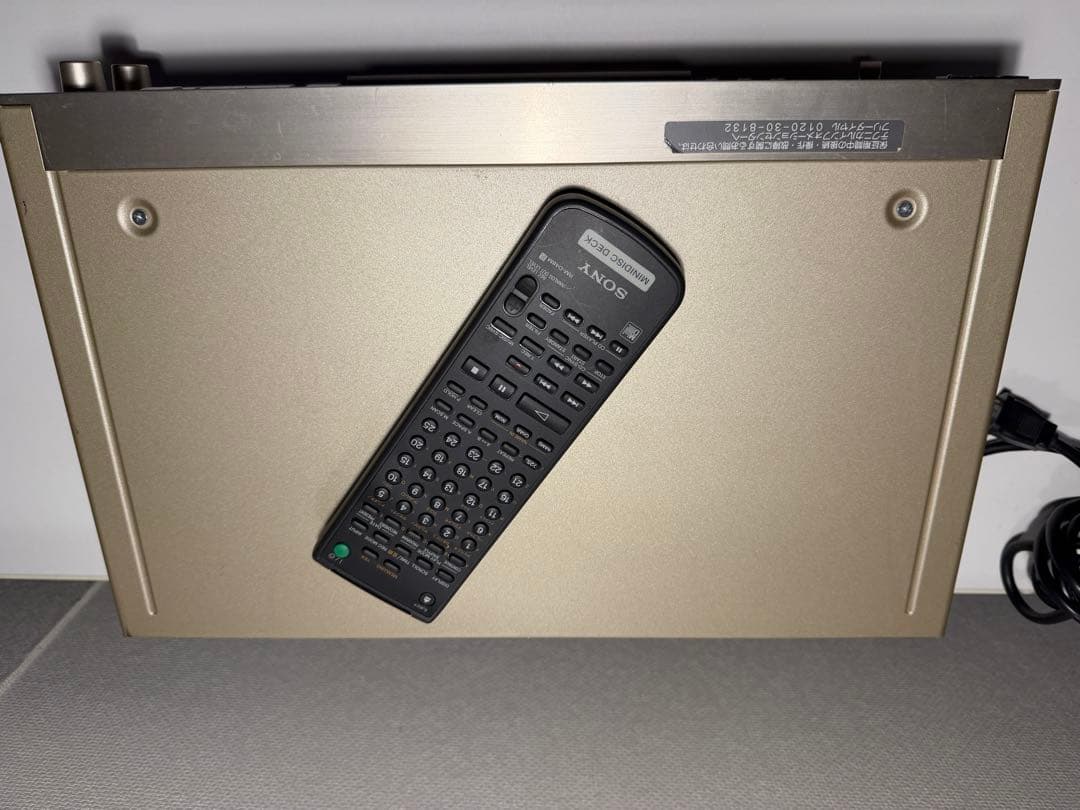 【美品】Sony CD・MD・カセットデッキ ゴールド