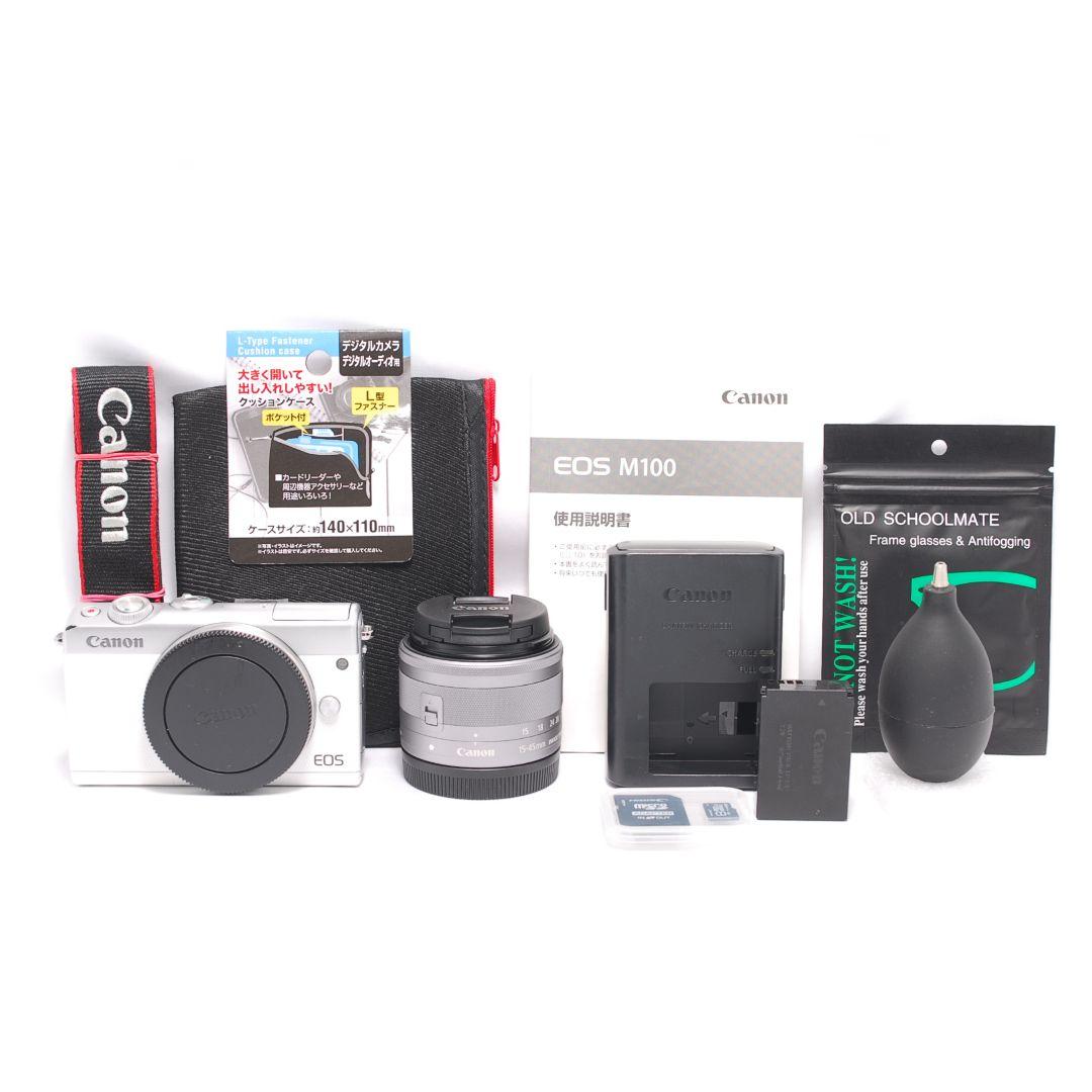 ❤即購入1000円OFF❤ Canon EOS M100 軽量 ミラーレスカメラ
