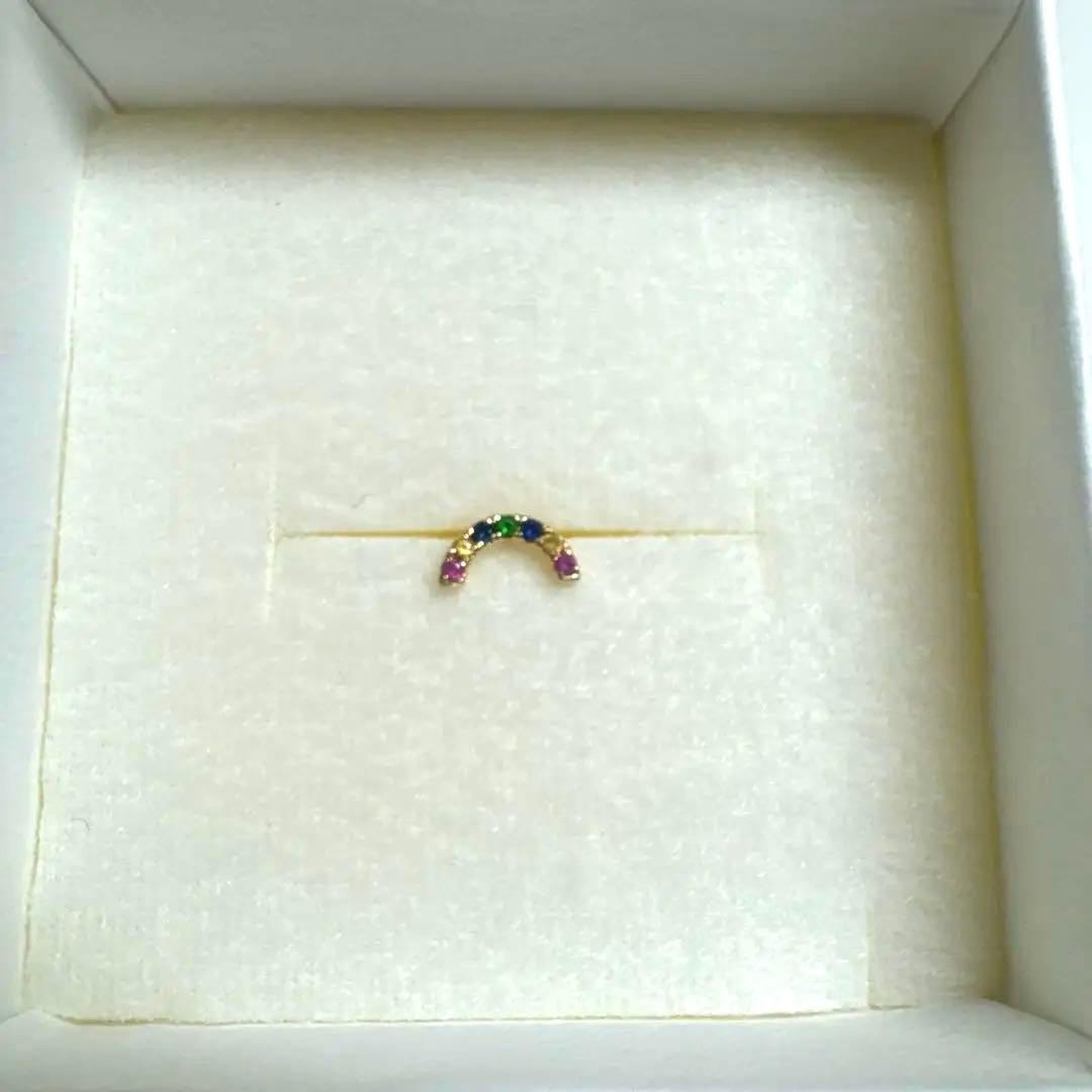 ビジュードエム　プチレインボーピアス　片耳用　ミオハルタカ