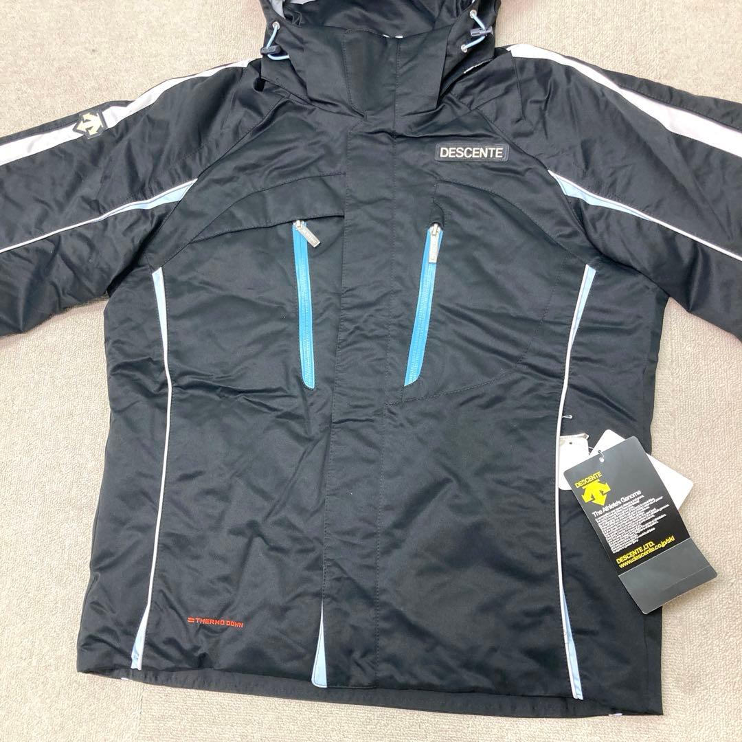 新品　訳あり　DESCENTE スキーウェア　ジャケット　ブラック　Mサイズ