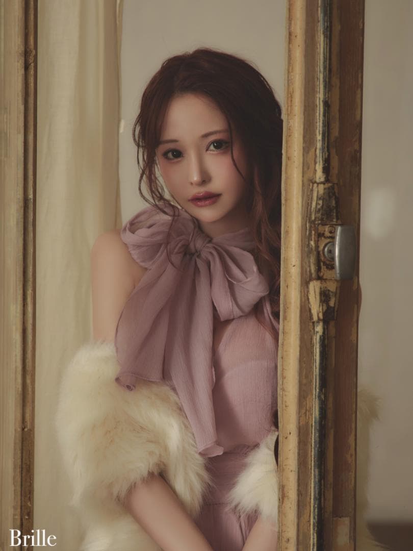 【新品】 ブリエ ローブドフルール ミニドレス brille3791 PKS