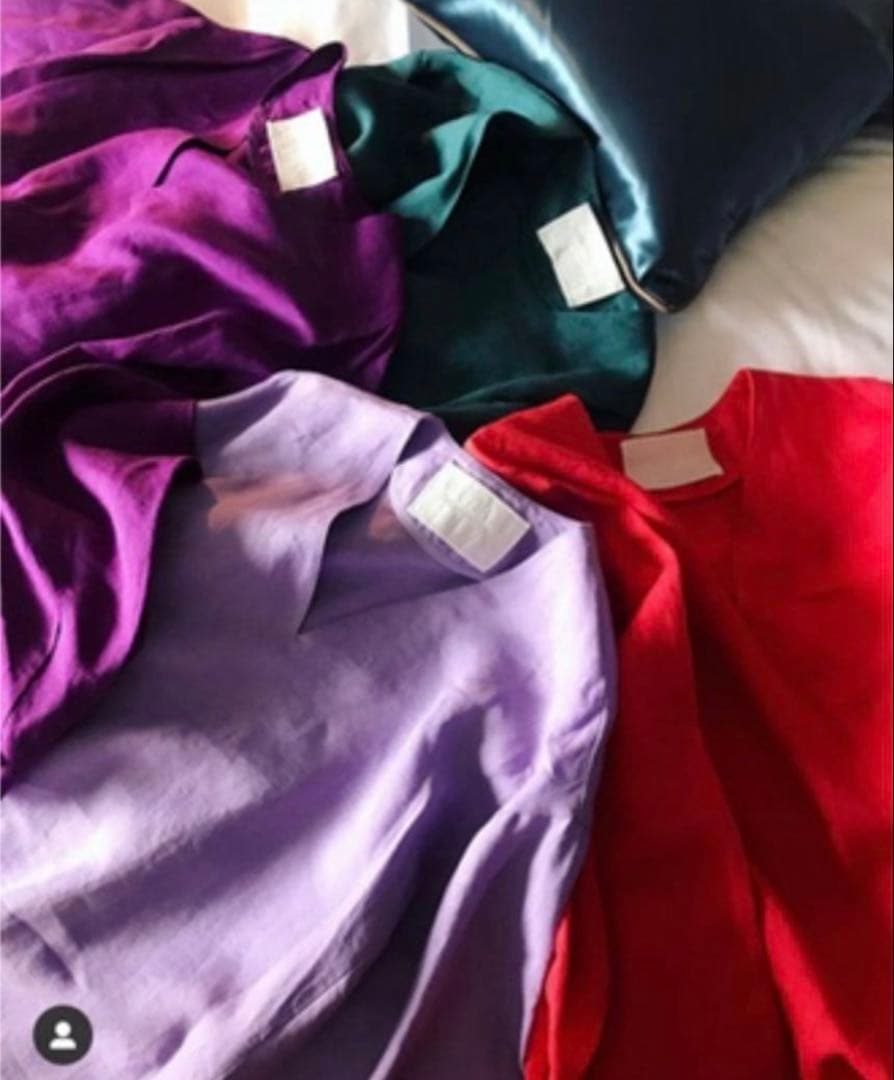 mylan 長袖ワンピース　パープル