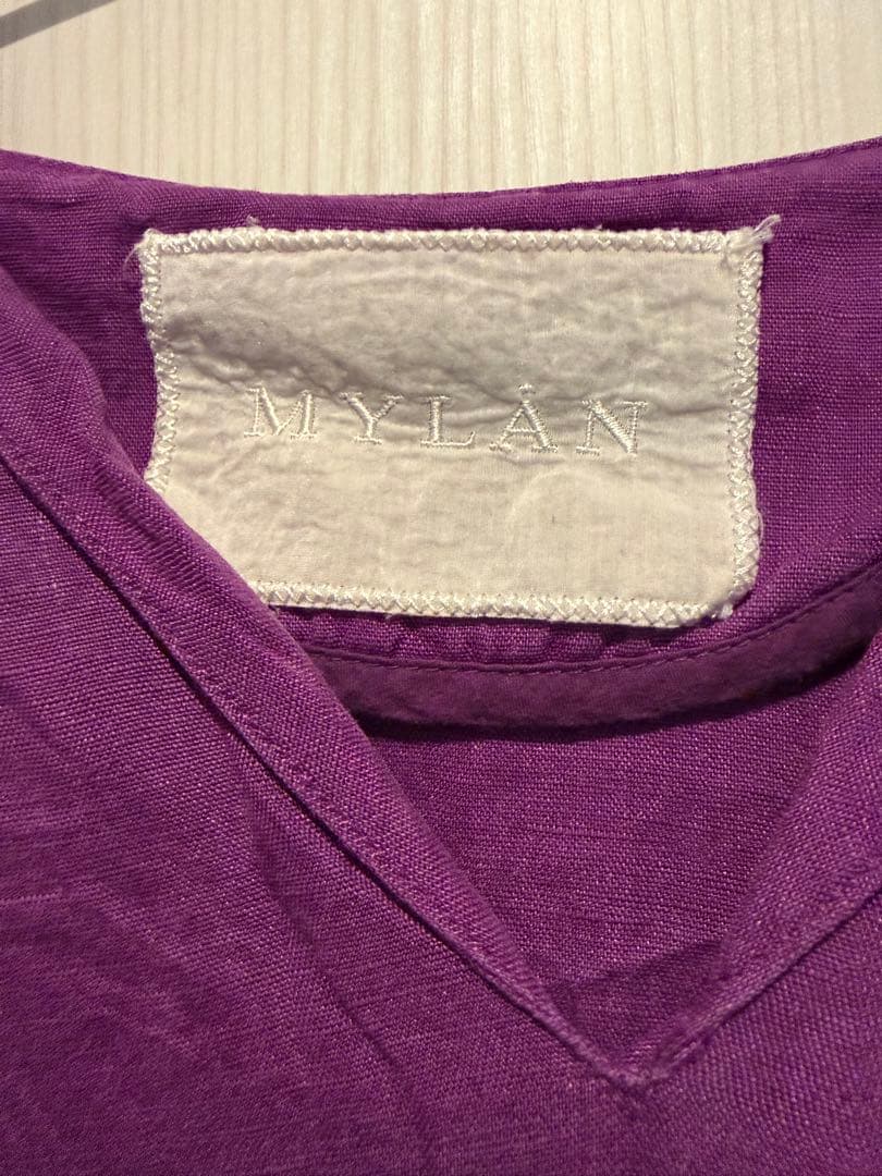 mylan 長袖ワンピース　パープル