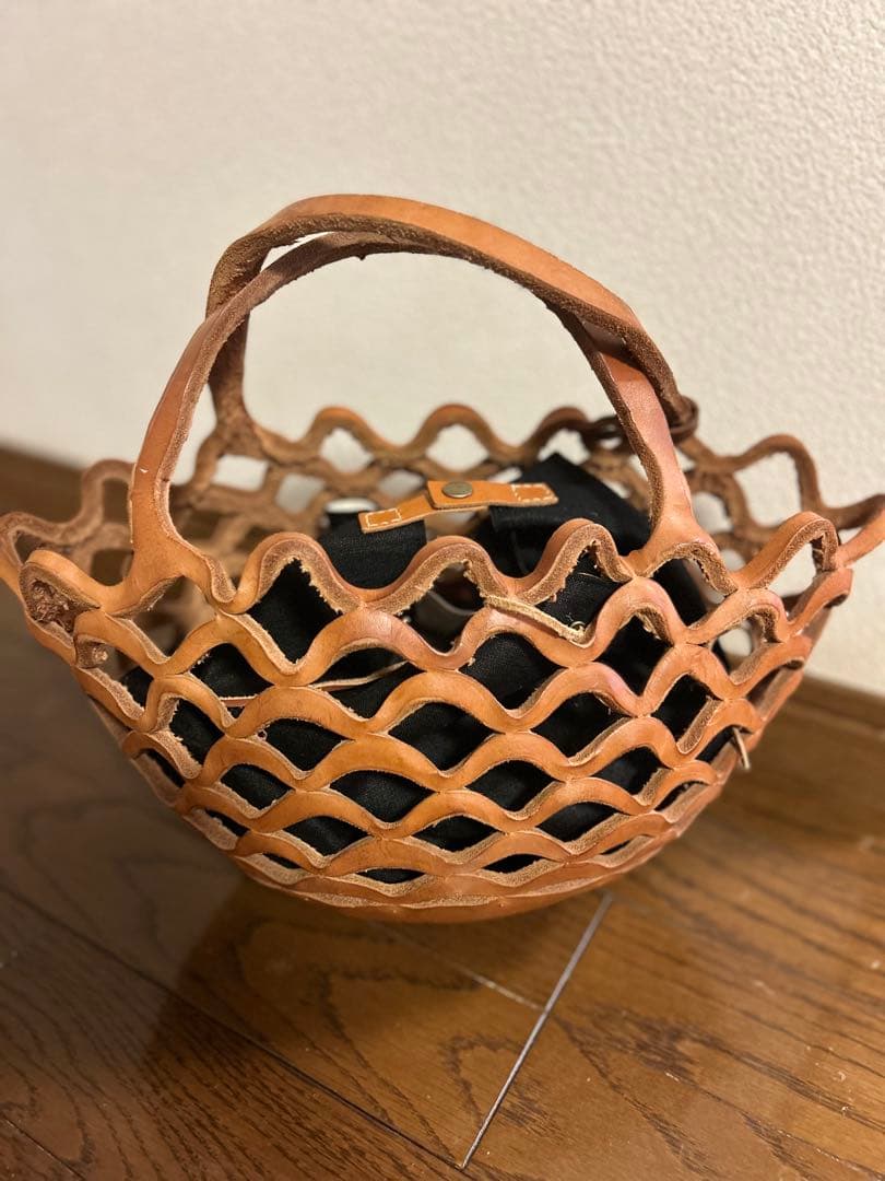 曽田耕　ラスカバン　内袋付　かごバッグ