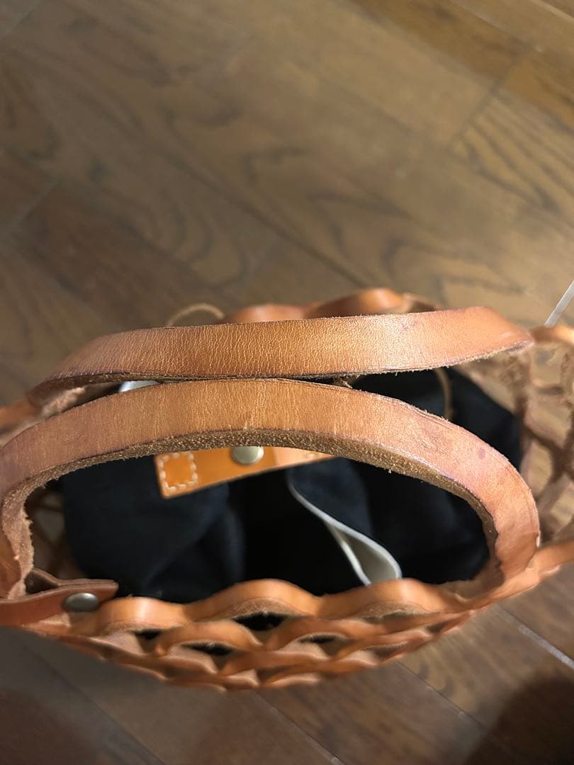 曽田耕　ラスカバン　内袋付　かごバッグ