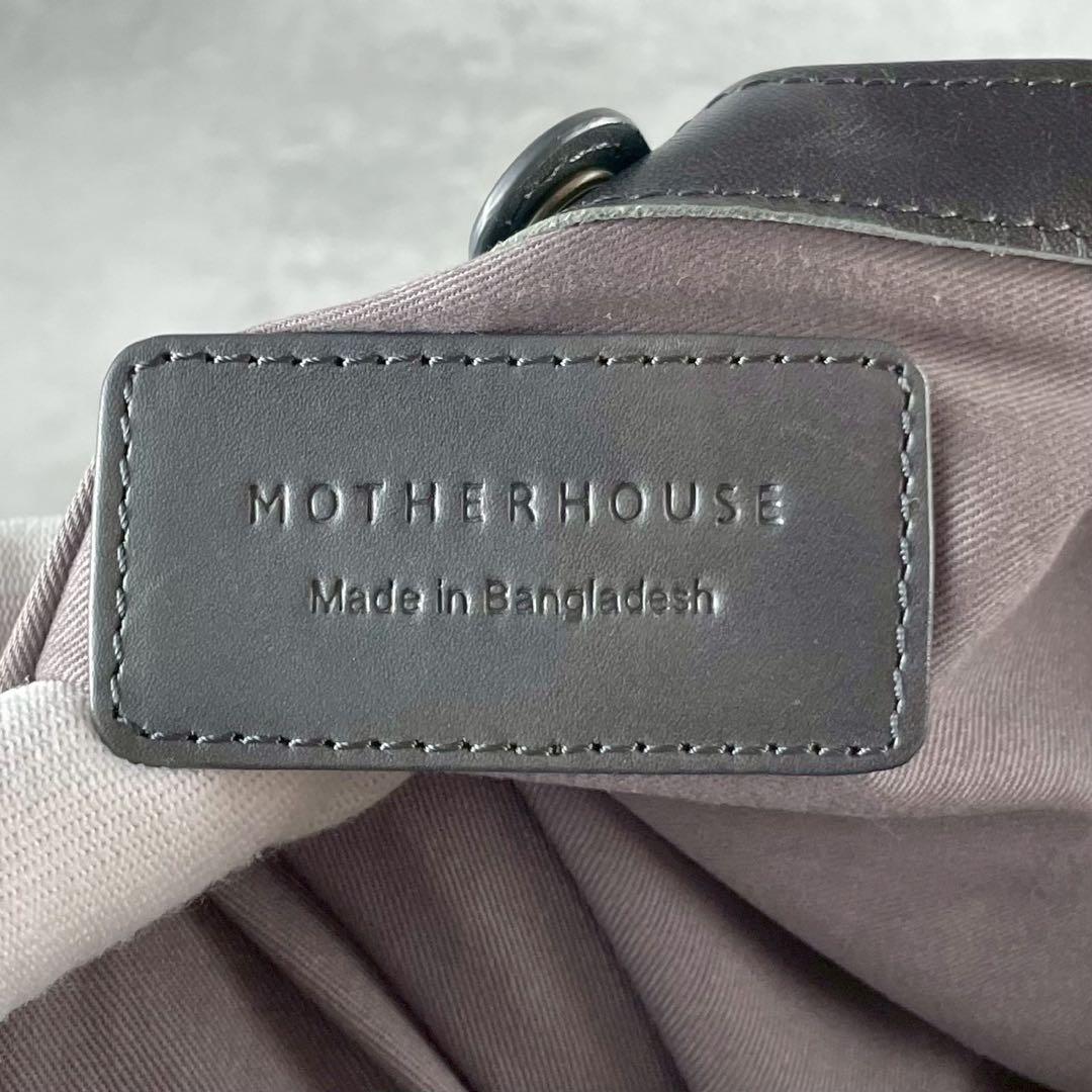 マザーハウス トートバッグ アンティーク キャリア A4収納可能 グレー