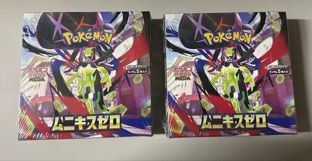 ポケモンカードゲーム　ムニキスゼロ　新品未開封シュリンク付き2BOX
