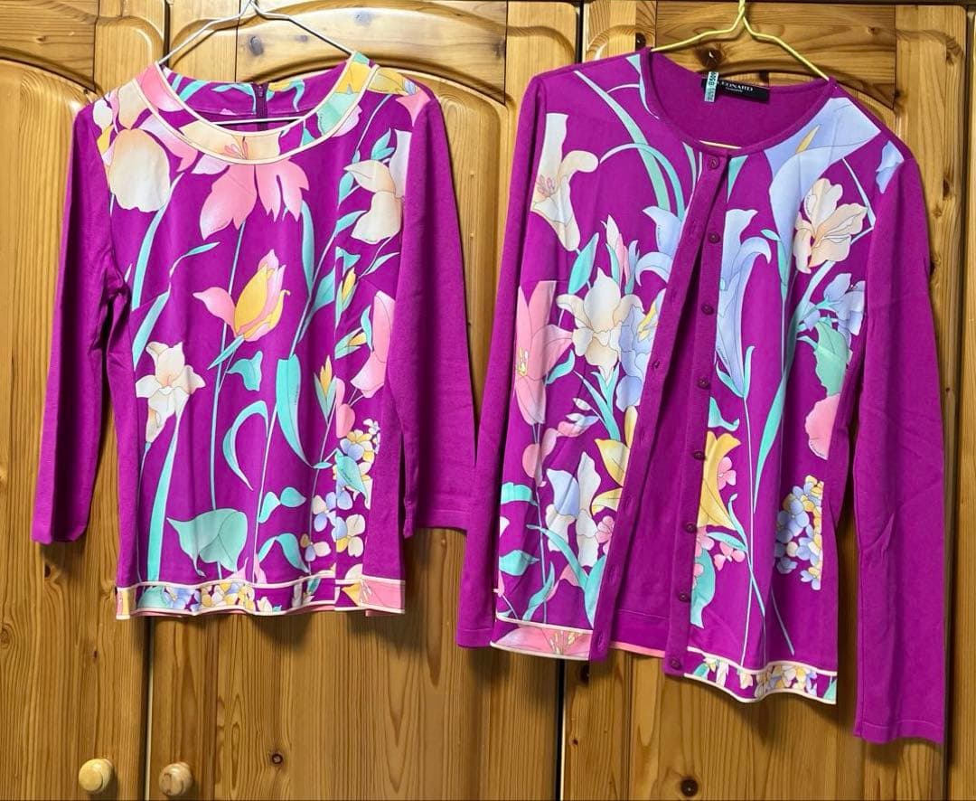 美品✨LEONARD レオナールアンサンブル