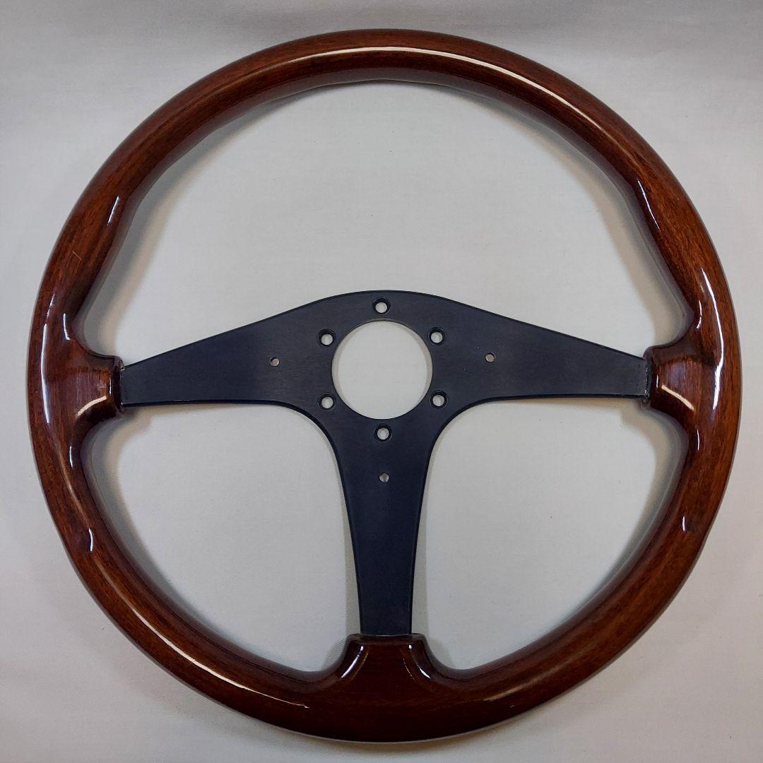 momo ウッド ステアリングホイール 3スポーク 36Φ