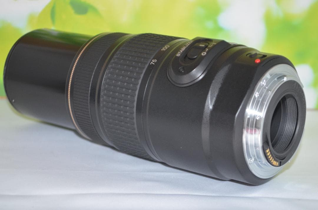 美品 Canon EF 75-300mm IS USM☆望遠レンズ☆フィルター付