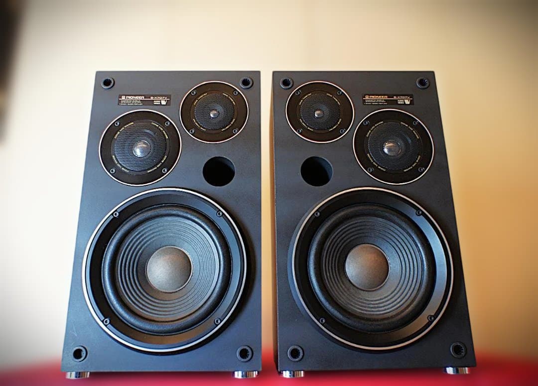 【極美品】Pioneerスピーカー S-X707V ブラック調 整備良品