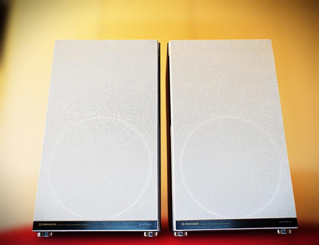 【極美品】Pioneerスピーカー S-X707V ブラック調 整備良品
