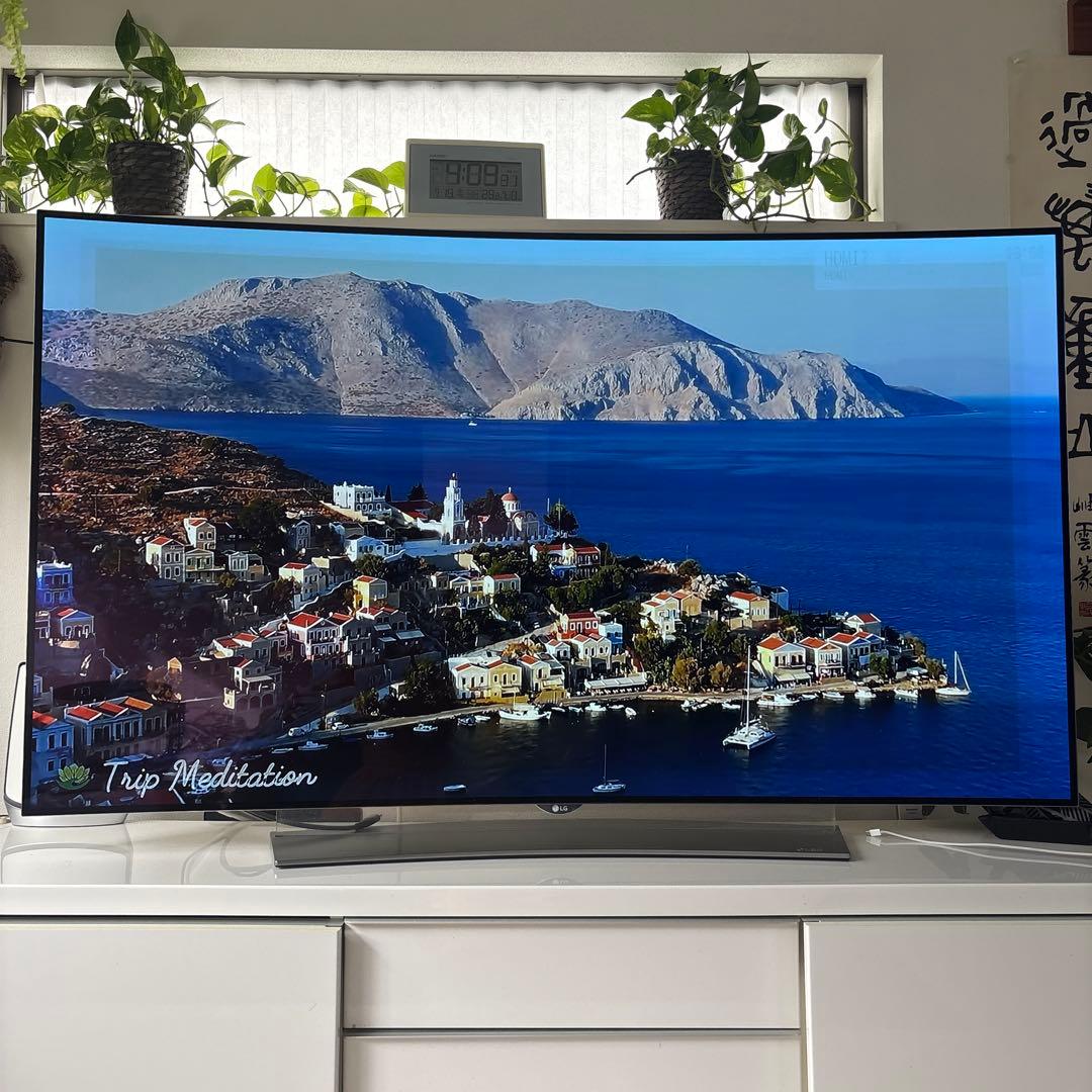 karin 4K 有機テレビ　65型　カーブ希少です