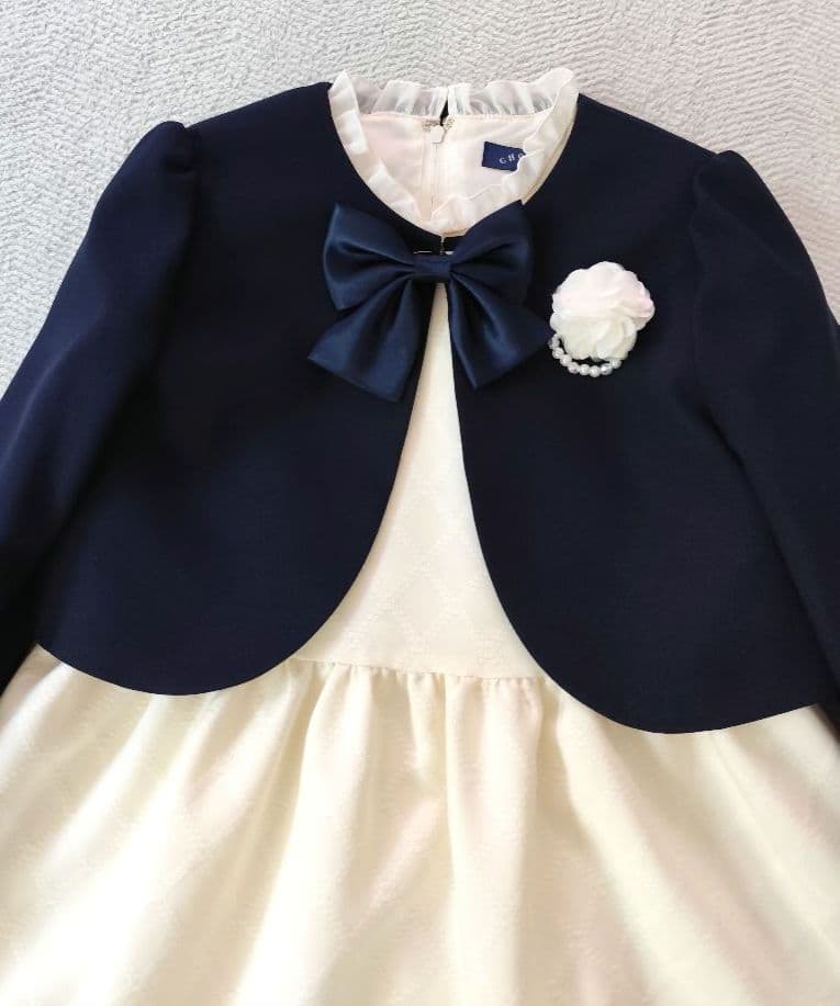 CHOPIN deux ダイヤモンドジャガードアンサンブル 130 フォーマル