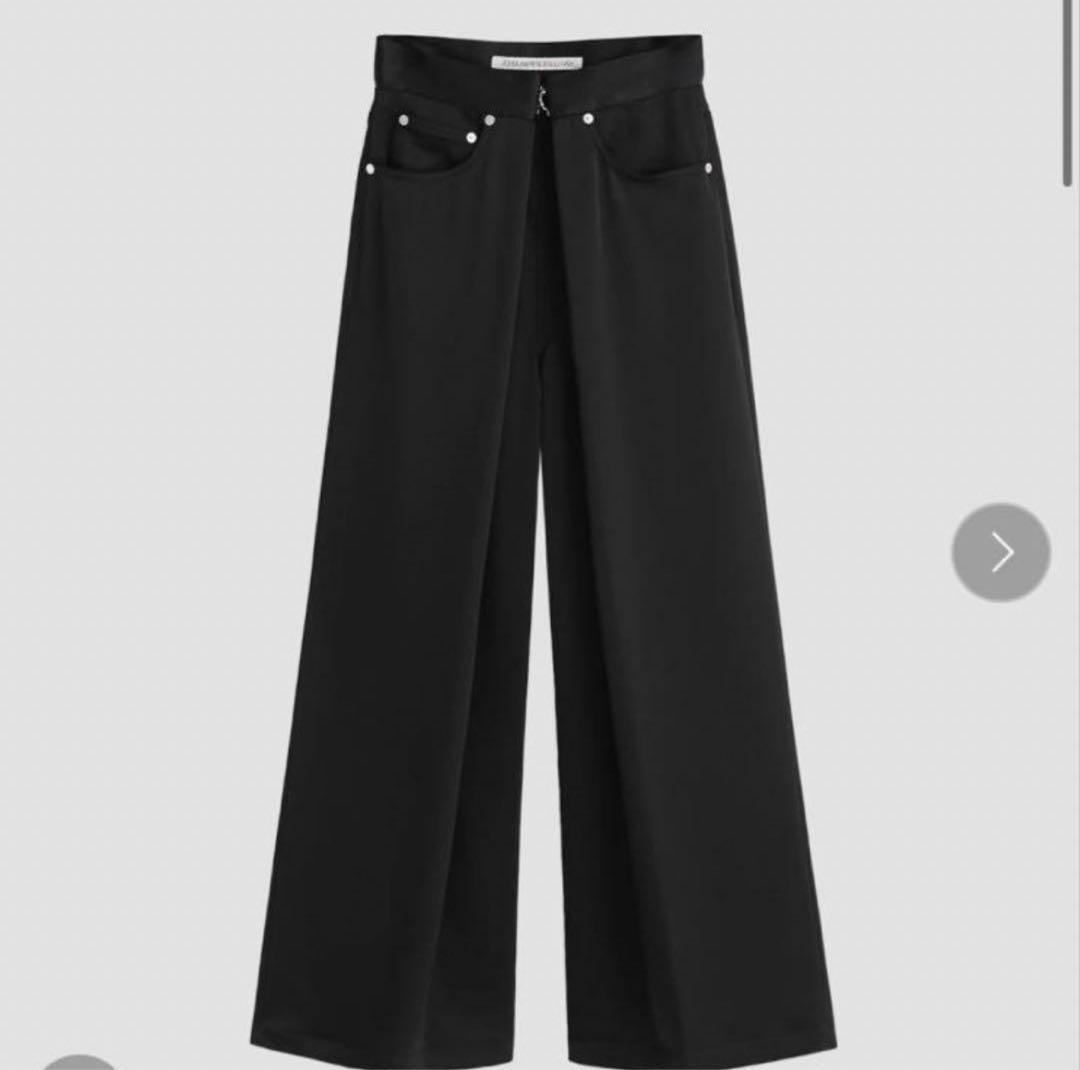 【JOHN LAWRENCE SULIVAN】リジッドワイドデニムパンツ XS