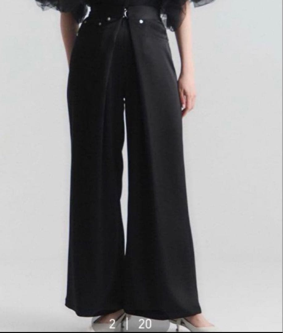 【JOHN LAWRENCE SULIVAN】リジッドワイドデニムパンツ XS