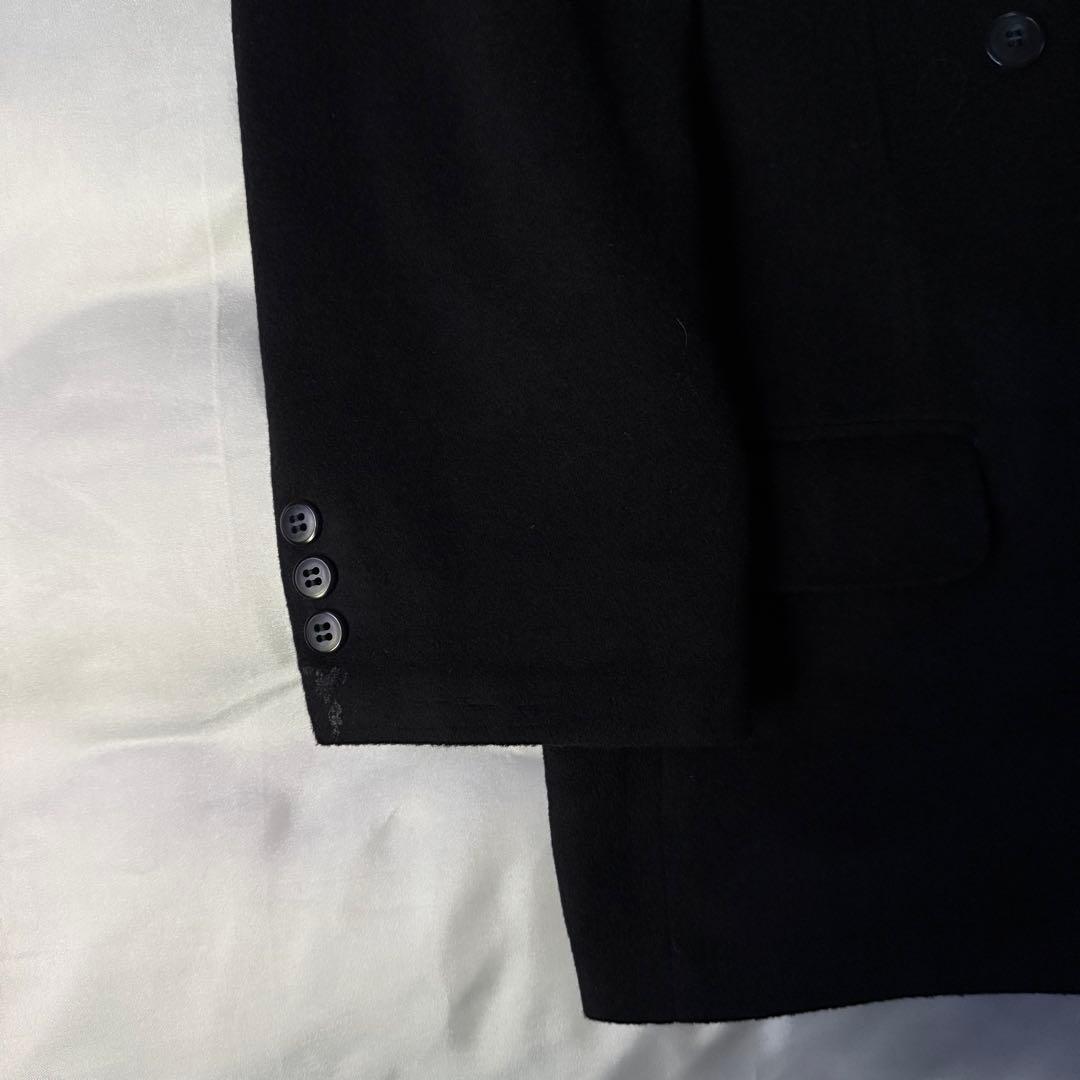 希少 00s old カシミア ブラック ダブル テーラードジャケット