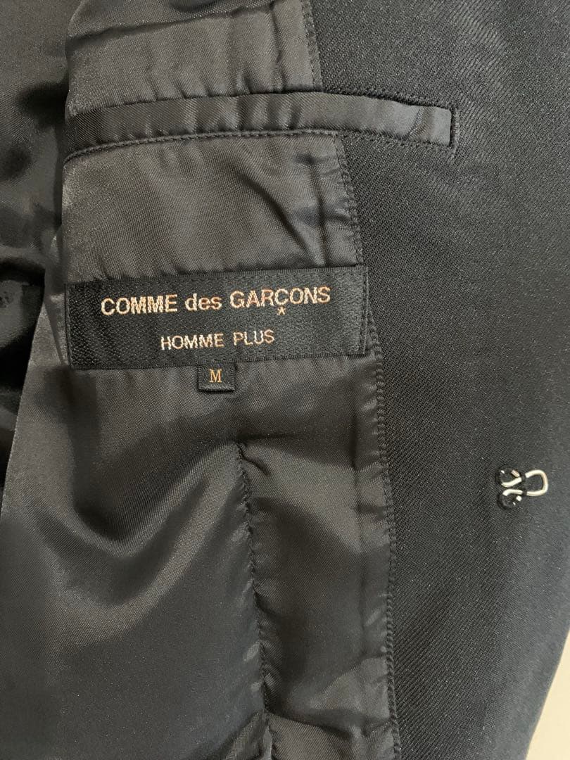 コムデギャルソンオムプリュス テーラードジャケット フック サイズM ポリ縮