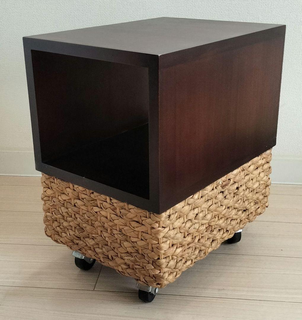 キャスター付サイドテーブル