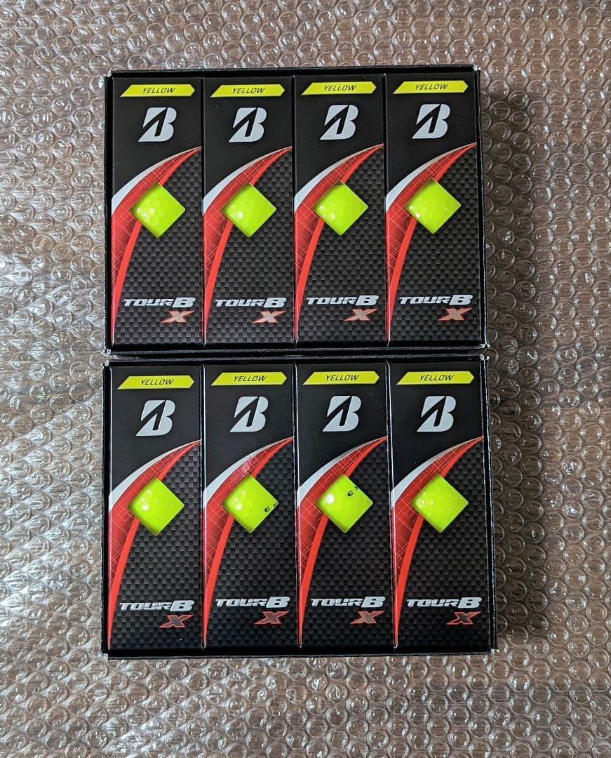 新品 ブリヂストン TOUR B X イエロー　2024年モデル　2ダース