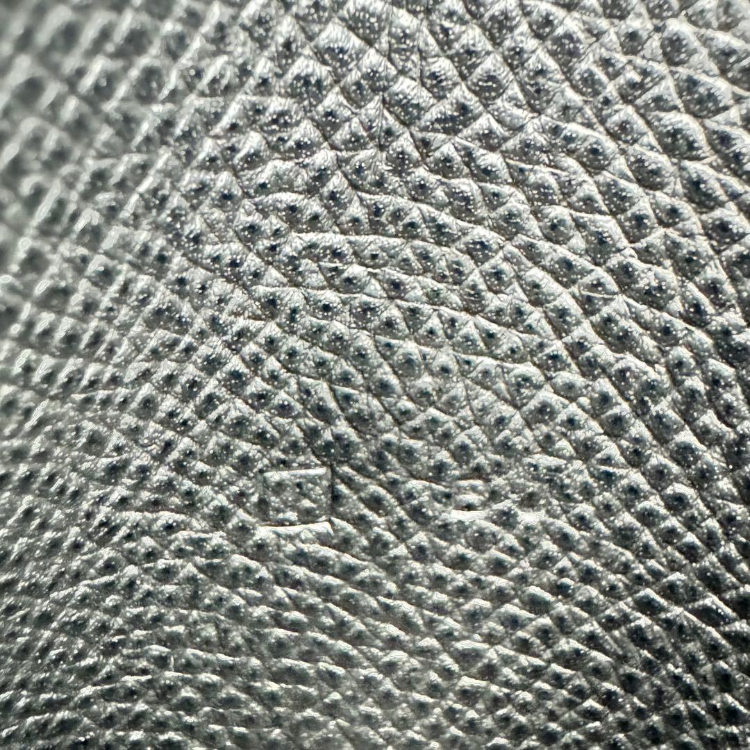 極美品✨HERMES 名刺入れ　セリエボタン ブラック　I刻印　レザー