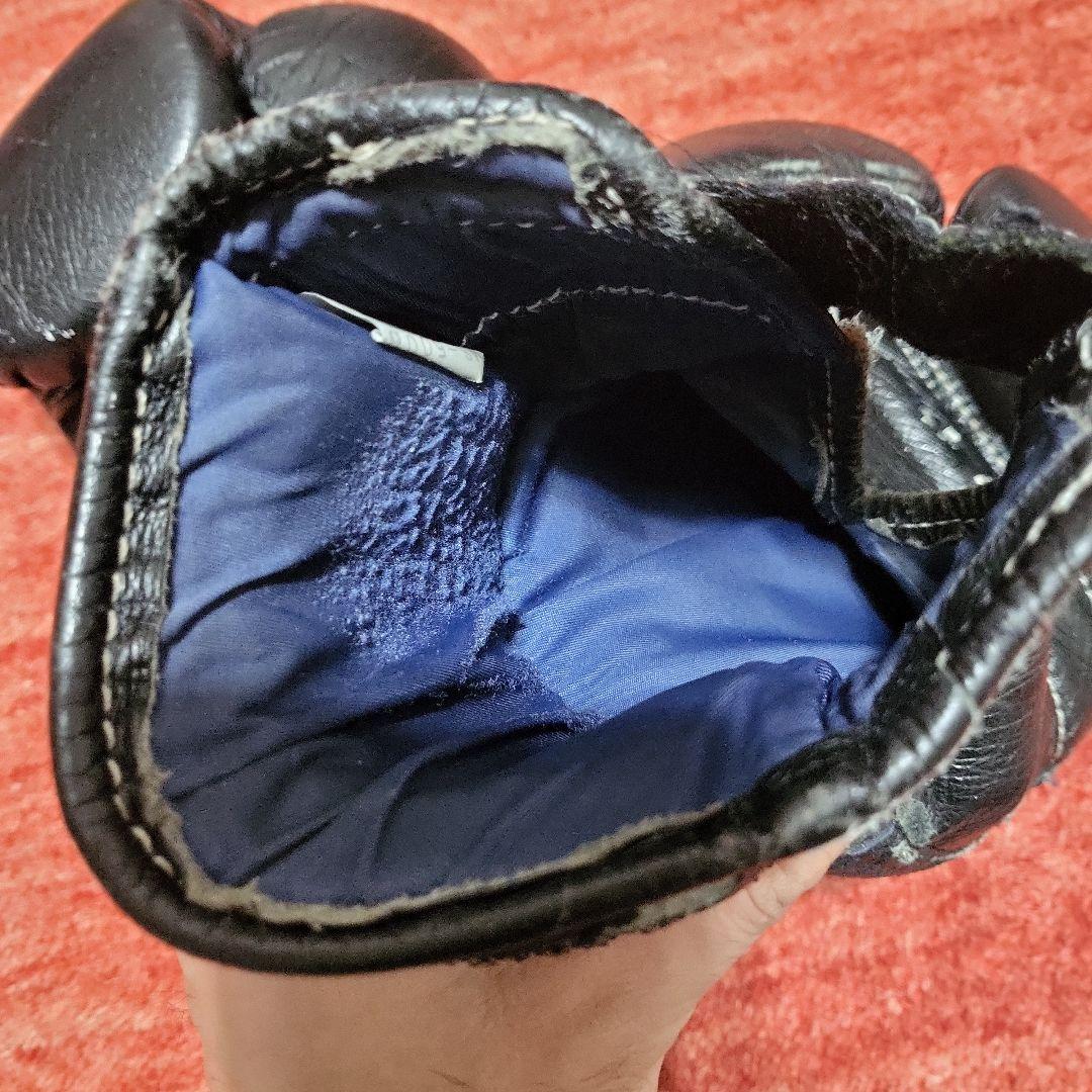 Winning ウイニング ボクシンググローブ 14oz テープ 黒 本革