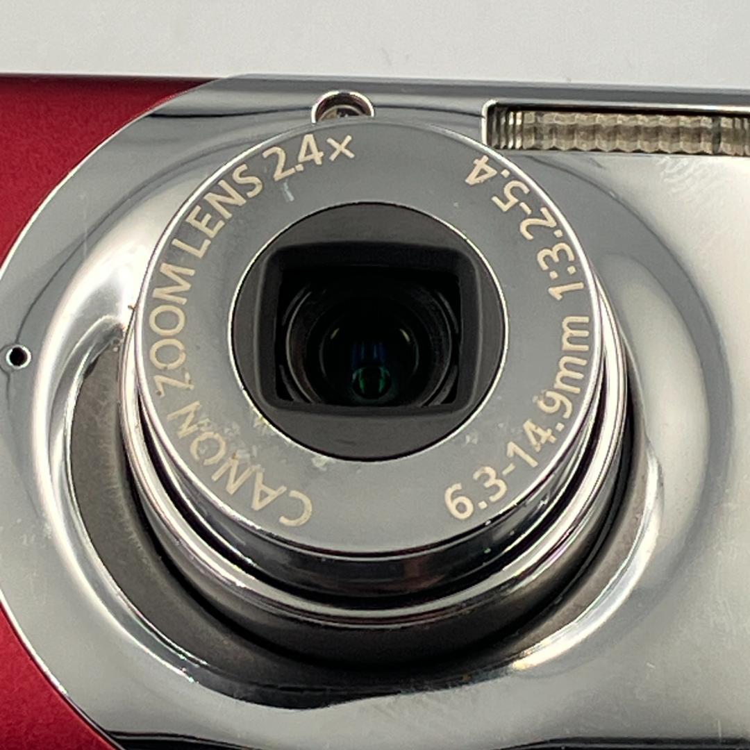 美品 Canon IXY DIGITAL L3 レッド コンパクトデジタルカメラ