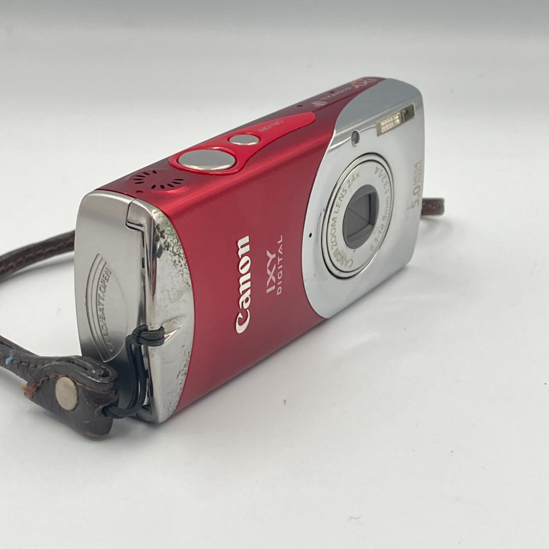 美品 Canon IXY DIGITAL L3 レッド コンパクトデジタルカメラ
