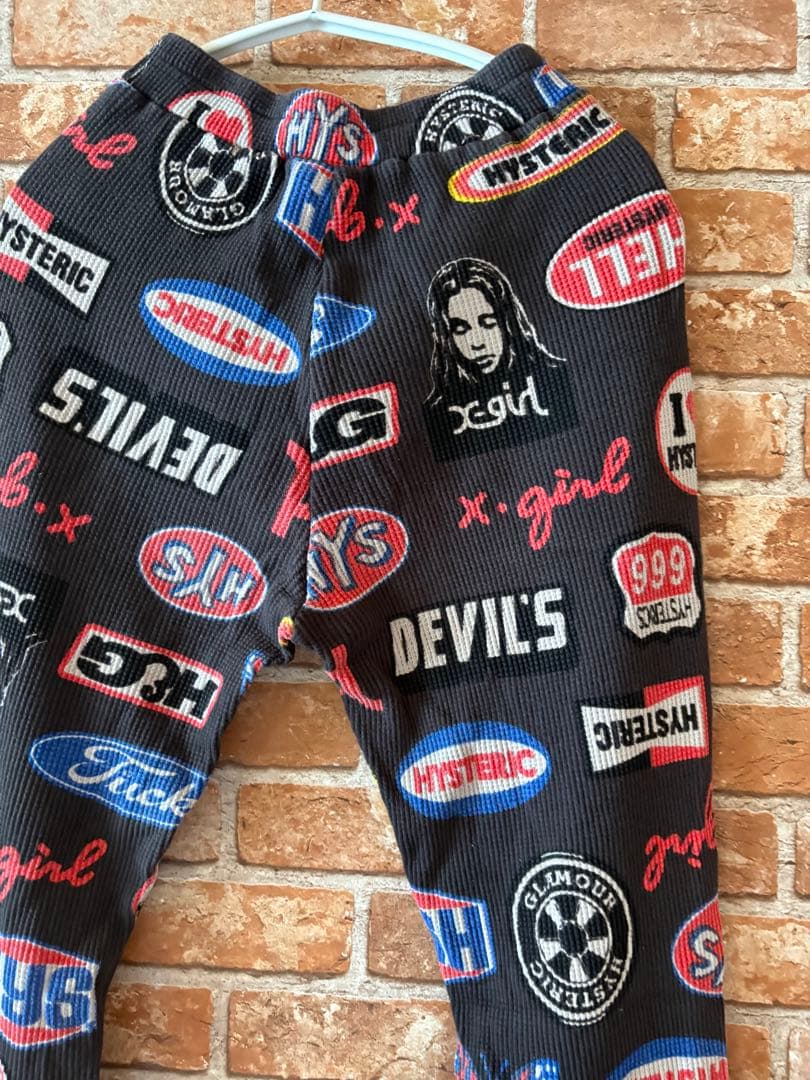 ヒステリックグラマーエックスガールコラボパンツMサイズブラック