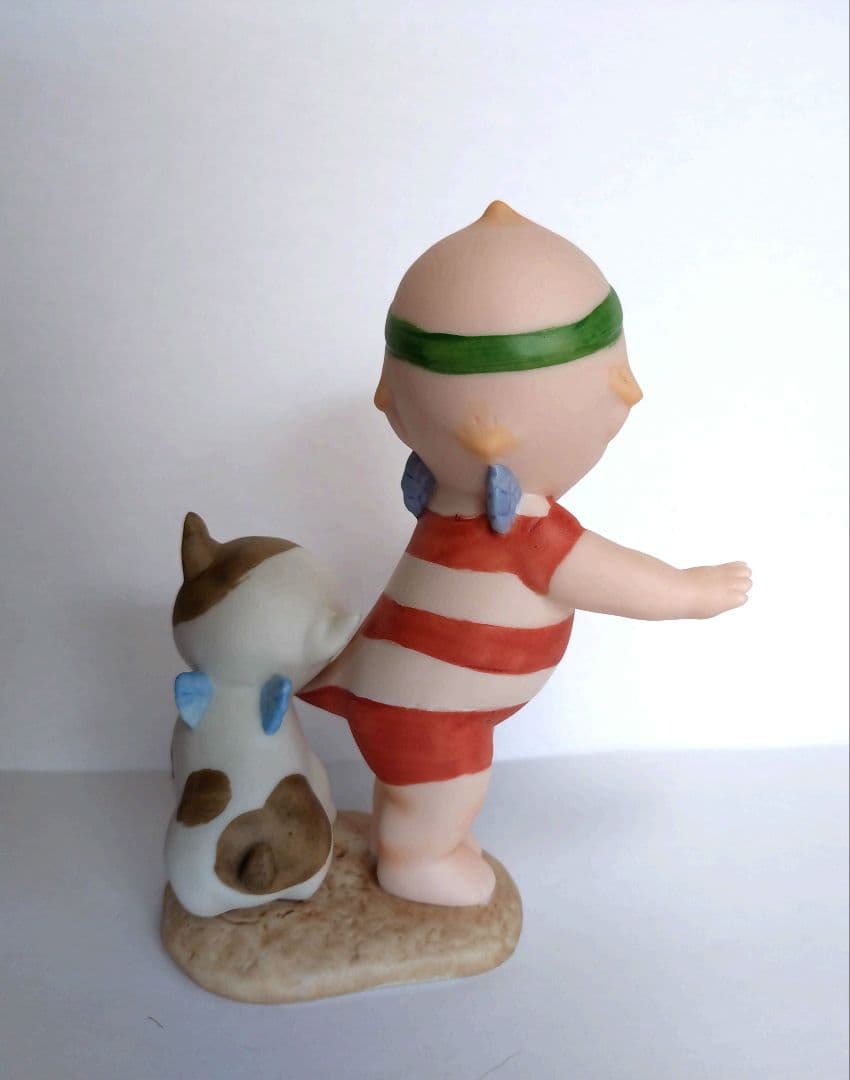 ３点セット　ローズオニール　キユーピー　ビスクドール　陶器　置物