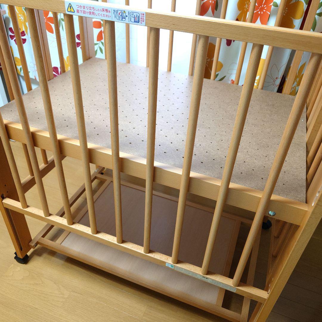 【折り畳み式ベビーベッド】ミニサイズ（石崎家具　スリーピー）