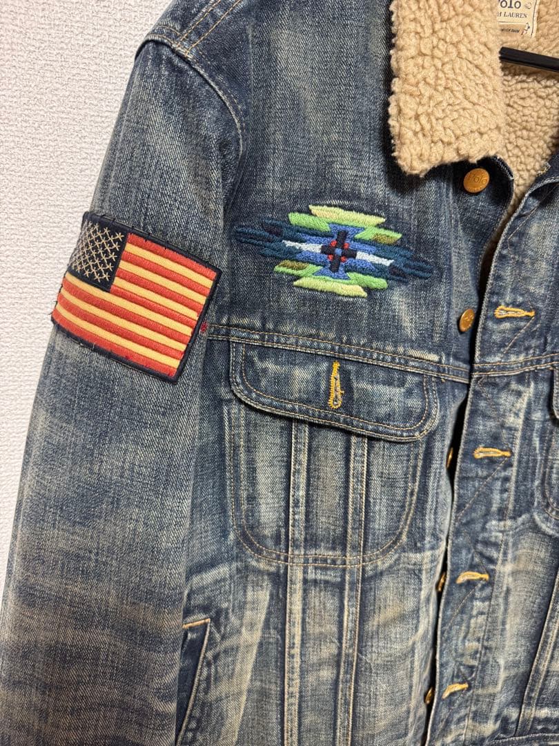 POLO RALPH LAUREN ポロラルフローレン デニムボアジャケット