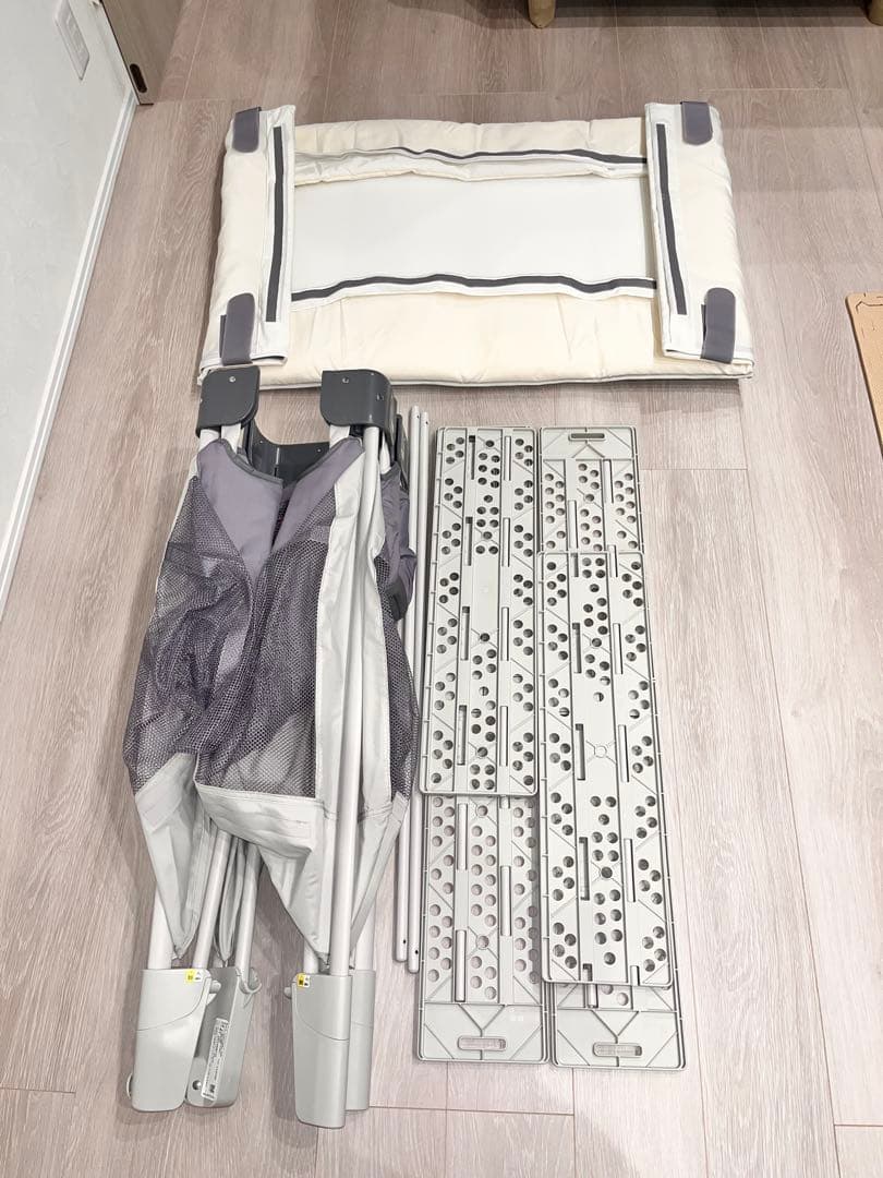 Aprica アップリカ ココネルエアーAB グレーベアー　ベビーベッド