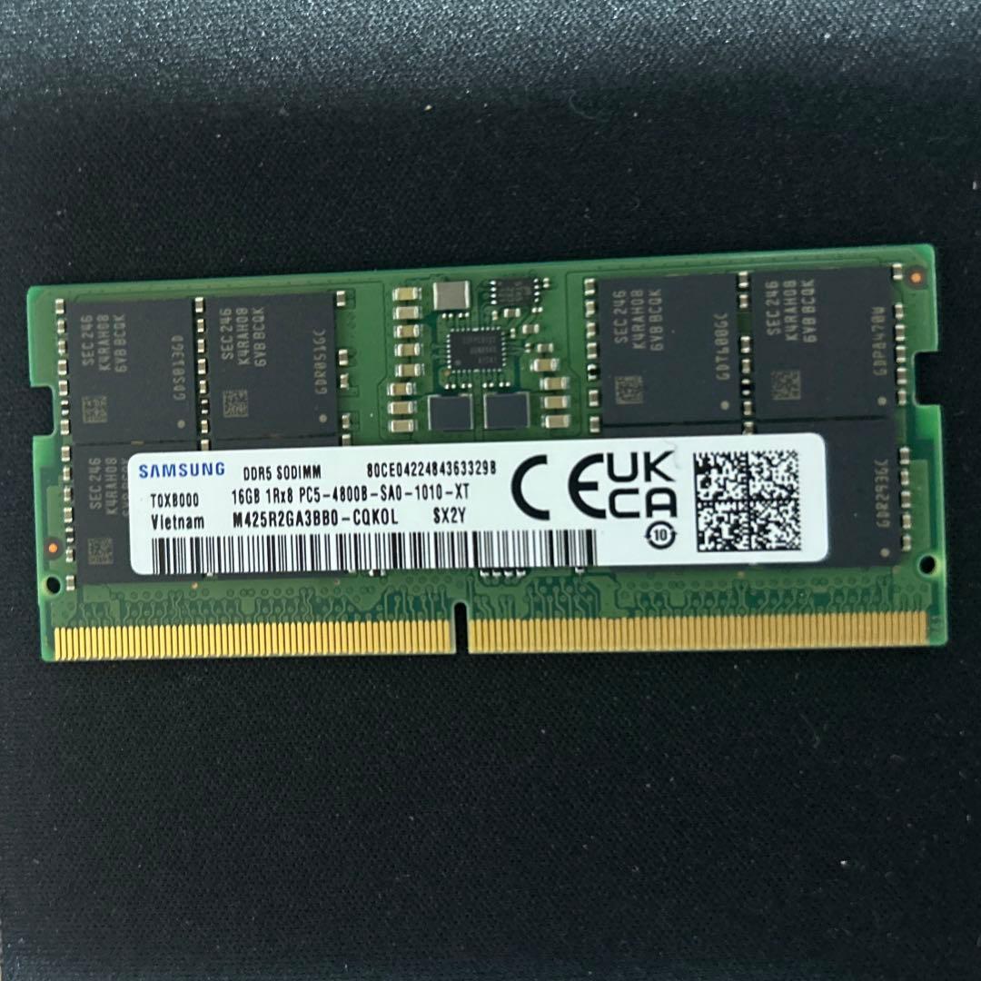 Samsung HP 16GB DDR5メモリー 2枚セット