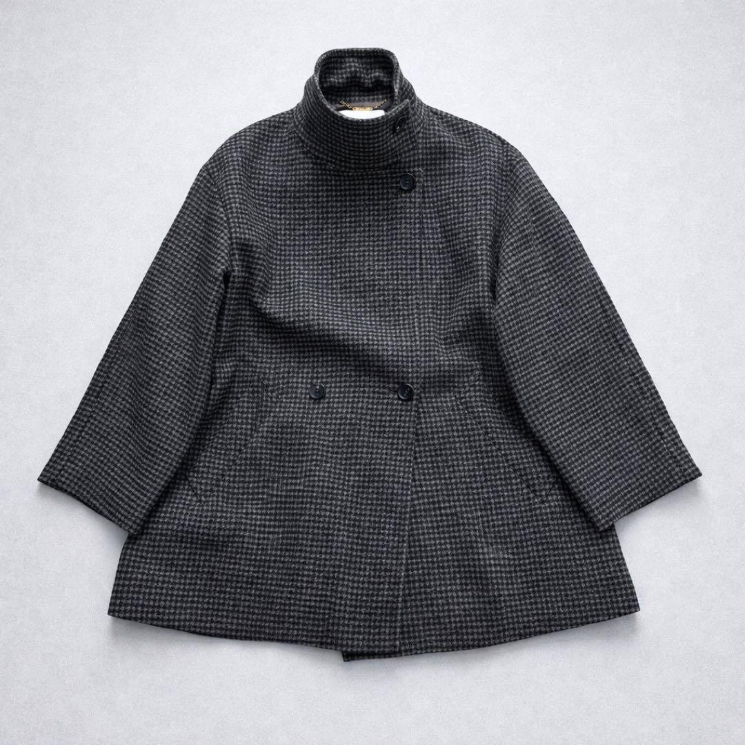 ジャーナルスタンダード レサージュ 美品 ブラウン スタンドショートコート